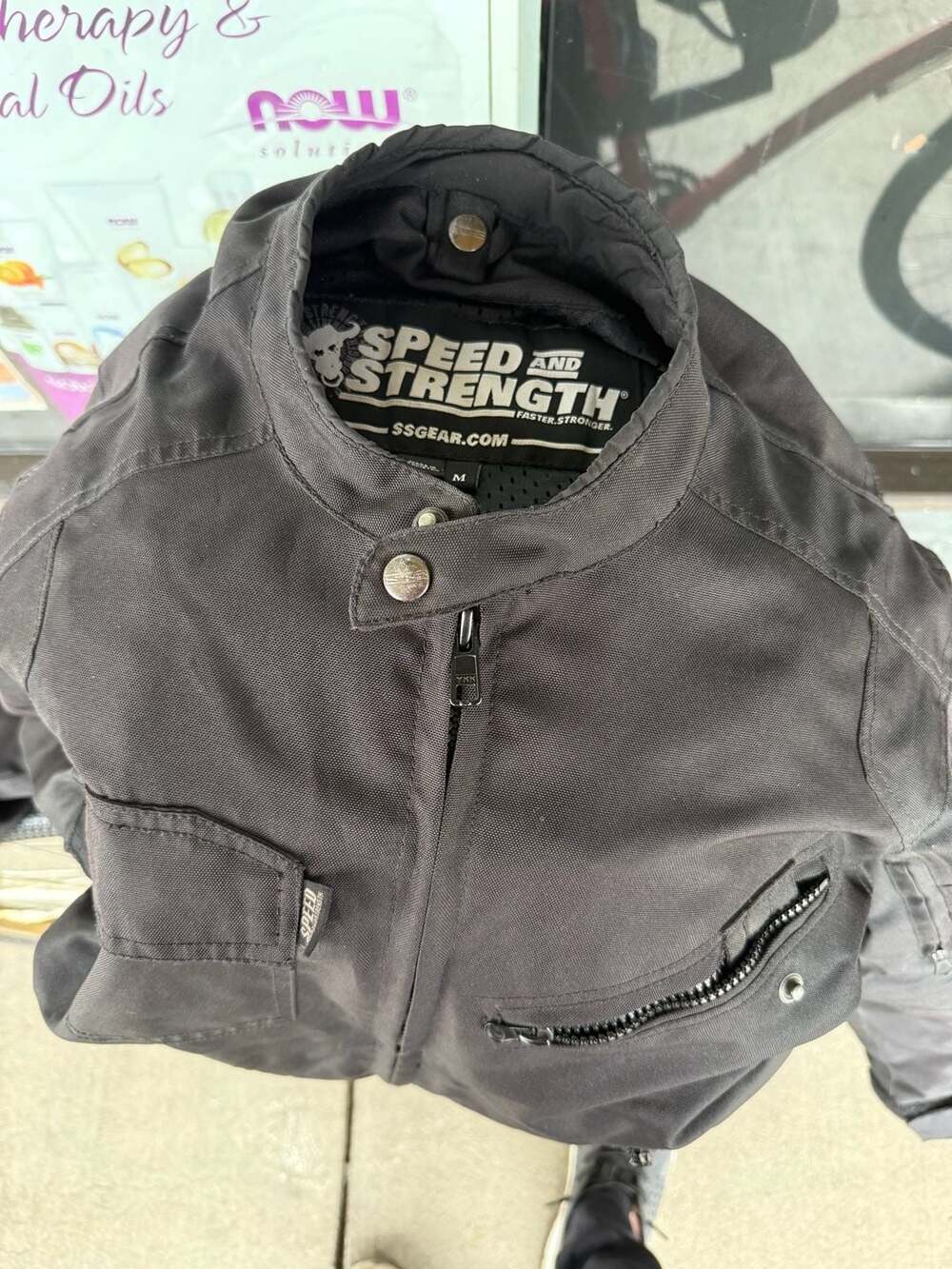 Speed and Strength Dogs of War Textiles Motorcycle Jacket Black